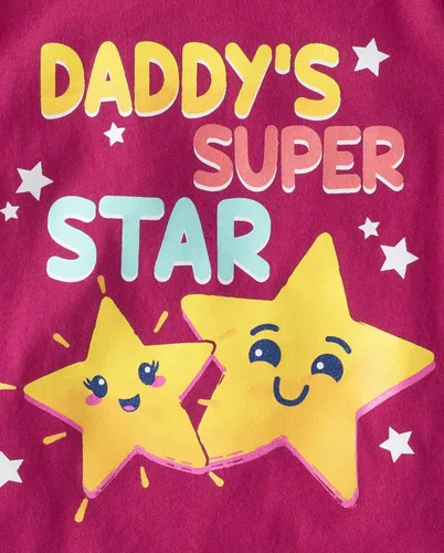 Miniatura 3 de The Children's Place Camisetas estampadas de manga corta para bebés y niñas pequeñas, con diseño de unicornios y mariposas, a la moda, paquete de 3