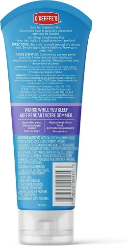Miniatura 10 de Crema de manos y crema para pies de tratamiento nocturno Working Hands y Healthy Feet de O'Keeffe's, tubo de 200 g