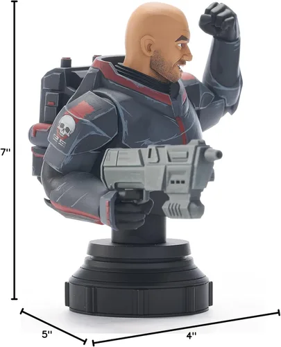 Miniatura 4 de Diamond Select Toys Star Wars The Clone Wars: Wrecker - Busto a escala 1:7, multicolor, 7 pulgadas
