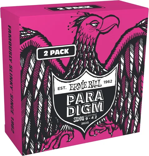 Miniatura 12 de Ernie Ball 2015 Paradigm cuerdas de guitarra eléctrica, parte superior ceñida, parte inferior gruesa