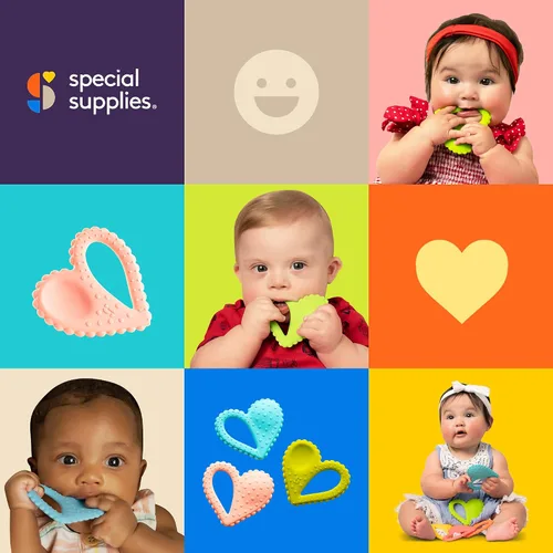 Miniatura 7 de Special Supplies Cuchara de corazón mordedora, herramientas de terapia motora oral, estimulación texturizada y tratamiento de entrada sensorial