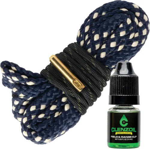 Miniatura 18 de CLENZOIL Field & Range Cobra Bore Cleaner Gun Barrel Cleaning Tool Brass Brush Embedded in Cotton Bore Rope