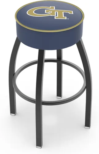 Miniatura 35 de The Holland Bar Stool Company L8B1-4 Georgia Tech - Taburete giratorio con base antiarrugas, color negro