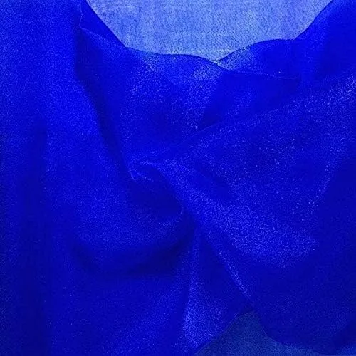 Miniatura 18 de Valentina Textile Inc, Tela de organza transparente brillante para moda, manualidades, decoración, 60 pulgadas de ancho (1 yarda, aguamarina)