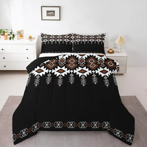 Miniatura 40 de Feelyou Juego de ropa de cama de vaca de las Highland para niños, edredón de ganado con girasol para niñas, adolescentes, juego de edredón