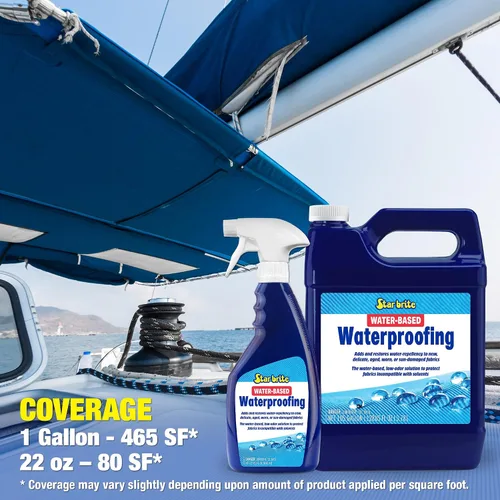 Miniatura 5 de STAR BRITE Sellador Impermeable a Base de Agua de Bajo Olor - Añade y Restaura Resistencia al Agua y Protección UV para Telas Nuevas, Delicadas