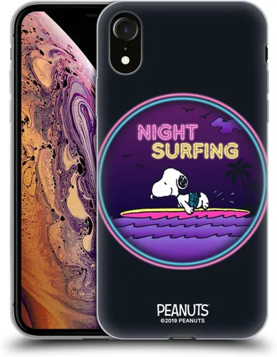Miniatura 132 de Head Case Designs Peanuts Tropical Surf Snoopy Aloha Disco Gel Funda con licencia oficial [protección de grado militar] compatible con Apple iPhone