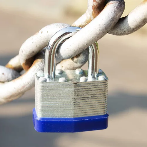 Miniatura 6 de Paquete de 4 candados de alta seguridad con las mismas llaves de 2.6 x 1.7 pulgadas, candado resistente con cerraduras de llave con las mismas