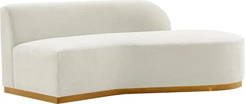 Miniatura 15 de Manhattan Comfort Daria - Sofá modular contemporáneo de 2 piezas en tapicería de lino, sofá de sala de estar de 132 pulgadas con marco de madera