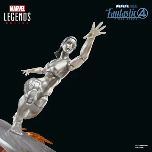 Miniatura 5 de Serie Marvel Legends Silver Surfer, La Primera Película de Los Cuatro Fantásticos: Figura de acción coleccionable de 6 pulgadas