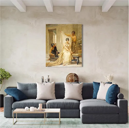 Miniatura 71 de A&T ARTWORK Campo de trigo con cipreses de Van Gogh Las reproducciones de arte clásico mundial, impresiones en lienzo giclée para decoración