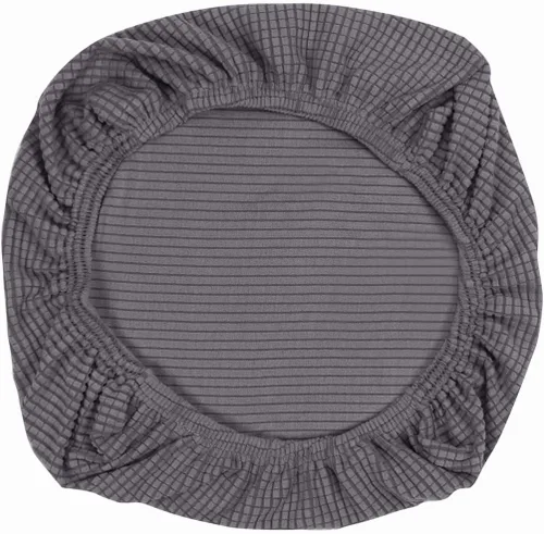 Miniatura 11 de Yikko - Fundas elásticas de jacquard con licra suave, con textura de grano de maíz, para sillas, aptas para oficina, comedor, bar, fundas