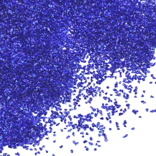 Miniatura 12 de Jmassyang Brillantinas metálicas irregulares de vidrio triturado, espolvorea con purpurina gruesa, 3.53 oz, para manualidades, uñas, resina, funda