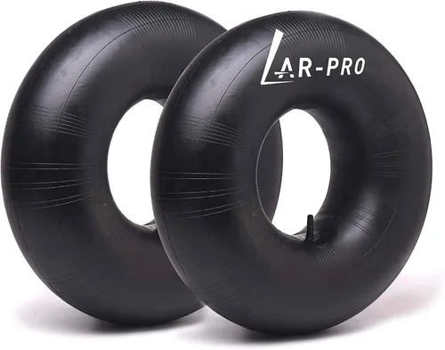 Miniatura 5 de AR-PRO Tubo interior de repuesto resistente de 13 x 6.50-6 pulgadas con vástago de válvula recto TR-13 (paquete de 2) – para carretillas, Razor Quad
