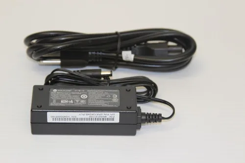 Cargador de fuente de alimentación con adaptador de CA original Polycom 24V 0.5A Modelo: SPA12A24B y 1465-42340-003