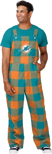 Miniatura 28 de FOCO NFL mens Nfl Team Logo Plaid Bib Overalls