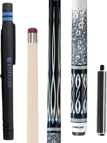 KONLLEN Maple Pool Cue Stick – Low Deflection Performance Billiard Cue for Adults, Professional Play