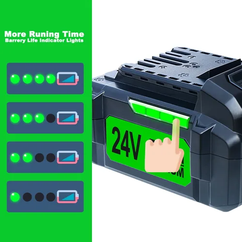 Miniatura 6 de DTK Reemplazo de batería para batería Flex 24V 5Ah FX0331-1 2 paquetes