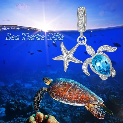 Miniatura 5 de AOBOCO Cuentas colgantes de plata de ley 925 para pulsera, adornadas con cristal de Austria