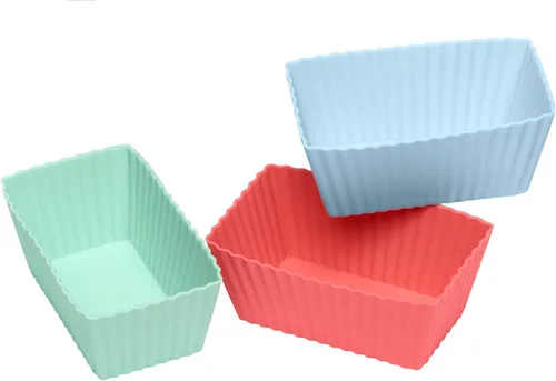 Miniatura 2 de LURCH Germany Flexiform - Brownie de silicona (12 unidades), color pastel