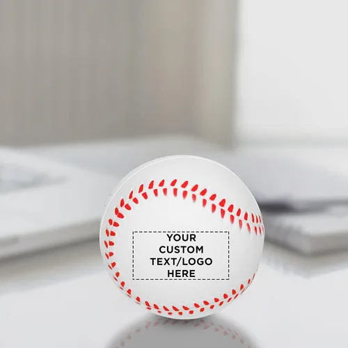 Miniatura 7 de DISCOUNT PROMOS Juego de 10 bolas de béisbol personalizadas para apretar, paquete personalizado a granel, perfecto para regalos promocionales