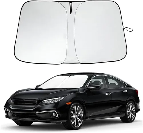 Miniatura 42 de Parasol para parabrisas delantero mejorado 2025 para Honda Civic 2022-2024, reflector, plegable, parasol para parabrisas de automóvil, parasol