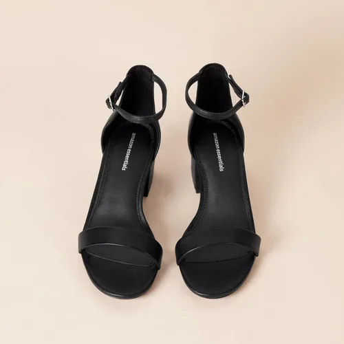 Miniatura 5 de Tienda Essentials Sandalias de tacón con dos correas para mujer