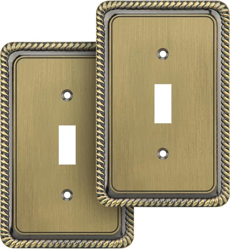 Miniatura 10 de Henne Bery Placa Decorativa de Pared con Borde de Cuerda Placa de Interruptor Cubierta de Tomacorriente