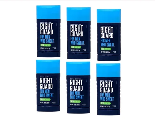 Miniatura 7 de Right Guard Sport Fresh Scent Antitranspirante y desodorante invisible sólido – Desodorante 4 en 1 para hombres, bloquea el sudor, protección contra