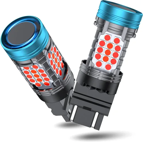 Miniatura 21 de 1157 Bombilla LED Ámbar, 2057 7528 2357A Bombilla LED de Señal de Giro con Resistencia Integrada CANBUS Libre de Errores, Bombilla Intermitente