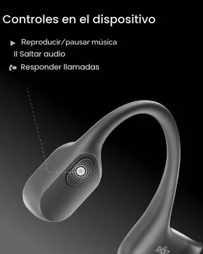 Miniatura 9 de SHOKZ OpenRun Mini - Auriculares de conducción ósea de oído abierto, auriculares deportivos inalámbricos con Bluetooth para correr y entrenar, Negro