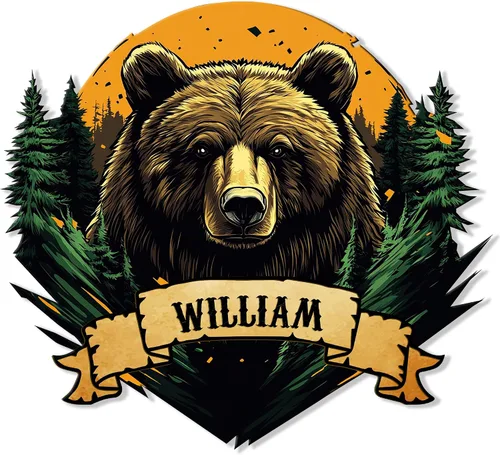 Miniatura 8 de Letrero personalizado de metal con diseño de oso, cartel colgante de oso para porche al aire libre, valla de pared con nombre personalizado, patio