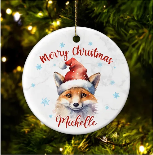 Miniatura 29 de Hyturtle Adorno de Navidad personalizado para amantes de las llamas, adorno de cerámica con nombre personalizado de llama, regalos lindos