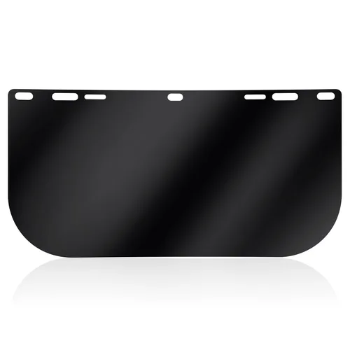 Feekoon Paquete de 1 lente de repuesto para protector facial, 15.5'' x 8'' protector facial completo tintado compatible con Hobart 770580, visera de