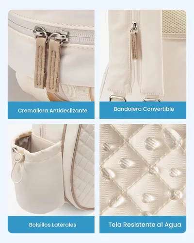 Miniatura 6 de Mochila de tenis Sucipi, mochila de tenis acolchada con bandolera cruzada, bolsas para raquetas de tenis resistentes al agua para mujeres y hombres
