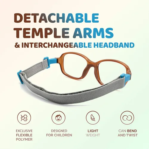 Miniatura 3 de Tempo: Gafas irrompibles para niños - Gafas de moda flexibles para niños - 3006