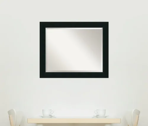 Miniatura 8 de Amanti Art Espejo de pared, espejo con marco de madera negra Corvino para decoración de pared o para usar como espejo de baño para sobre el Corvino