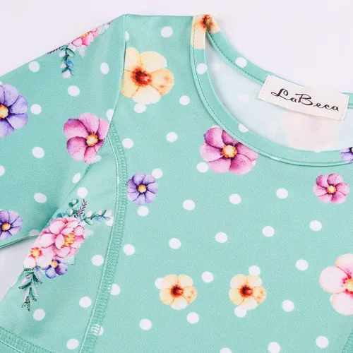 Miniatura 4 de LaBeca - Vestido sin mangas o de manga larga para niñas vestidos casuales con diseño de unicornio o sirena para niñas pequeñas o grandes