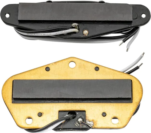 Miniatura 4 de Juego de pastillas de cuello y puente Wilkinson WOVT de baja gauss vintage Nashville cerámica para guitarra eléctrica estilo Tele Juego de cromo
