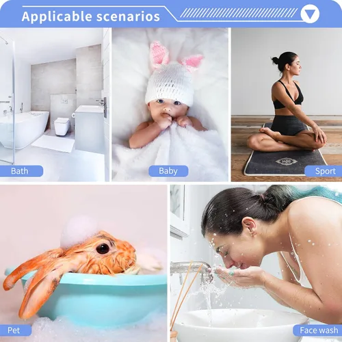 Miniatura 7 de SUABO Toallas de baño de algodón suave para niños, excavadora de automóviles industriales y camiones en toalla blanca, juego de 4