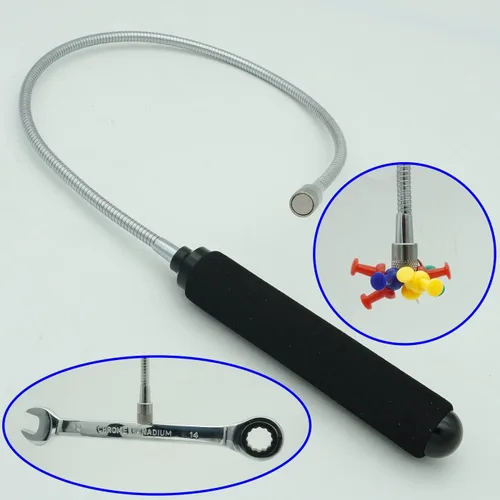 Miniatura 3 de VASTOOLS Juego de herramientas de recogida magnética flexible, 2 libras y 5 libras, extensión flexible de 25 pulgadas, recogida magnética
