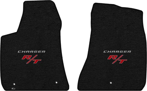 Miniatura 17 de Lloyd Mats Alfombrillas de piso de ajuste personalizado para Dodge Charger RWD 2011-2023 LogoMat Juego de 2 piezas Carbón