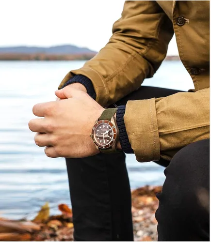 Miniatura 5 de BINLUN Nylon Watch Strap Thick Premium Ballistic Multicolor Bands for Men Women 18mm 19mm 20mm 21mm 22mm 23mm 24mm with Military Heavy Duty 5 Rings