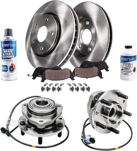 Miniatura 97 de Detroit Axle - Rotores de freno para Ford Mustang 2015 2016 2017 2018 2019 2020 2021 2022 2023 Rotores de freno de disco 2016 2017 2018 2019