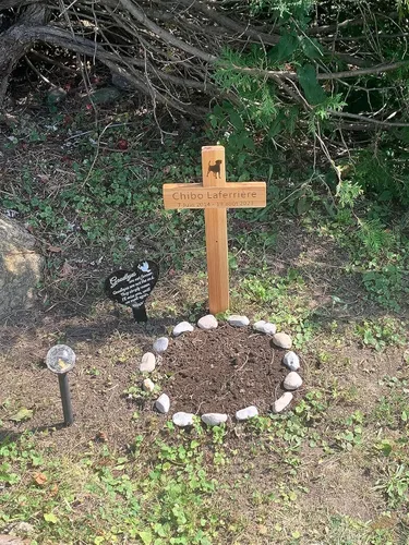 Miniatura 4 de Estacas de Cruz Memorial Personalizadas de Madera para Mascotas, Perro, Gato, Borde de Carretera, Exterior, Cementerio, Tumba, Funeral, Cruz Grande
