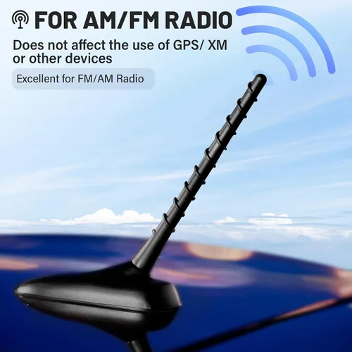 Miniatura 2 de Anina Mástil de antena de 7 pulgadas para Jeep Grand Cherokee 2011-2022, Renegade, Compass, Chrysler 200, Fiat 500 FM AM Radio Aerial 5091100AA