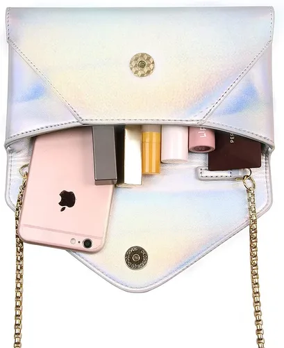 Miniatura 4 de Bolso de mano de noche para mujer, bolso cruzado tipo sobre, bolso cruzado para boda, graduación, fiesta, noche, brillante, pequeño bolso de hombro