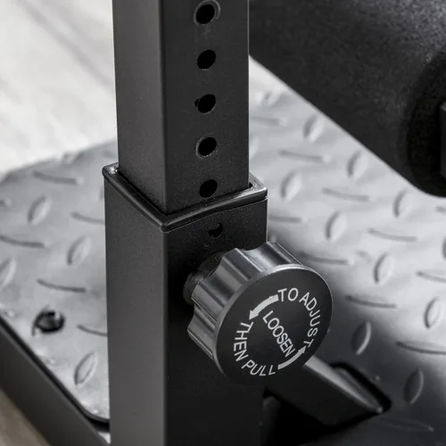 Miniatura 9 de Soozier 3-in-1 Padded Push Up Sit Up Deep Sissy Squat Machine Home Gym Fitness Equipment Negro