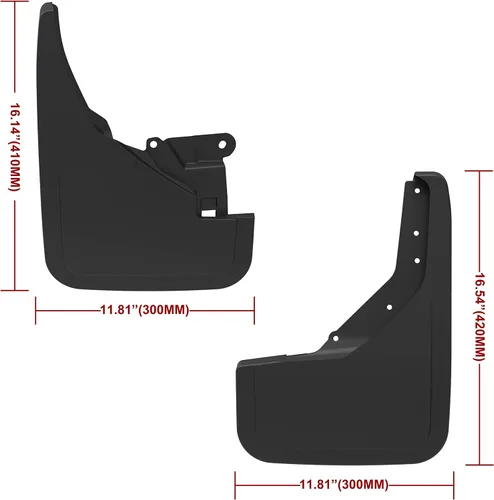 Miniatura 7 de Protectores contra salpicaduras para Ford Bronco 2021-2024, protectores de barro para neumáticos delanteros y traseros, guardabarros para Ford