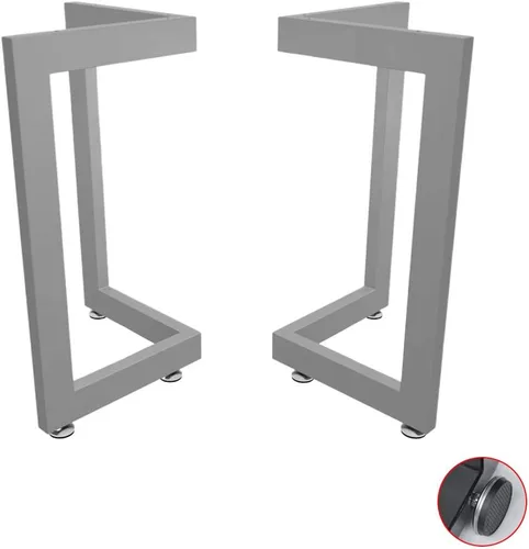 Miniatura 5 de Patas ajustables para muebles de hierro forjado, patas de mesa en forma de V, para escritorio, mesa de reunión, mesa de comedor, mesa de mesa/pie